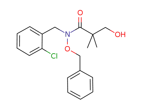 N-(benzyloxy)-N-(2-chlorobenzyl)-3-hydroxy-2,2-dimethylpropanamide