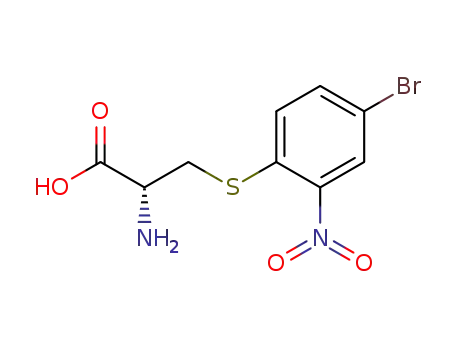 Molecular Structure of 565159-67-3 (L-Cysteine, S-(4-bromo-2-nitrophenyl)-)