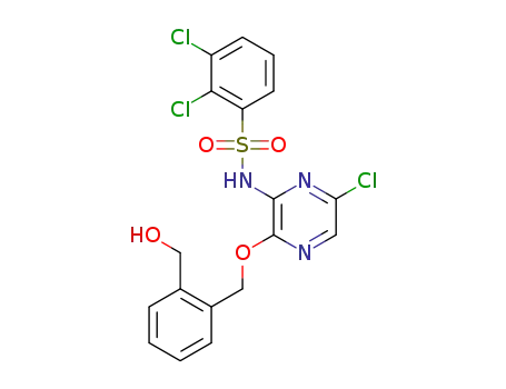 2,3-dichloro-N-(6-chloro-3-((2-(hydroxymethyl)benzyl)oxy)pyrazin-2-yl)benzenesulfonamide