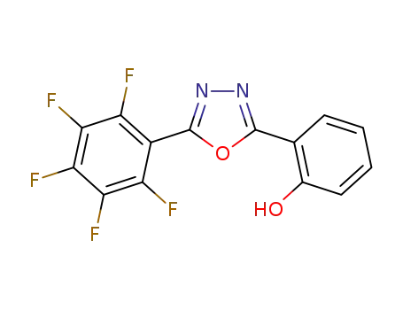 2-(5-pentafluorophenyl-1,3,4-oxadiazol-2-yl)phenol