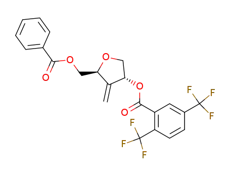 2,5-Bis-trifluoromethyl-benzoic acid (3R,5S)-5-benzoyloxymethyl-4-methylene-tetrahydro-furan-3-yl ester