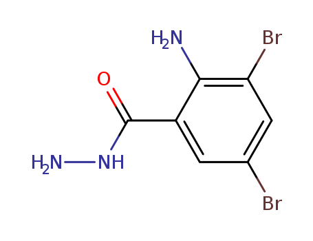 2-Amino-3,5-dibromobenzene-1-carbohydrazide , 97%