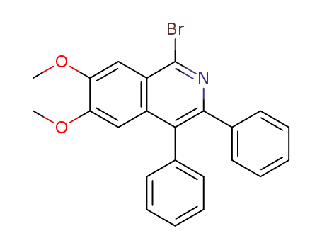 1-bromo-6,7-dimethoxy-3,4-diphenylisoquinoline