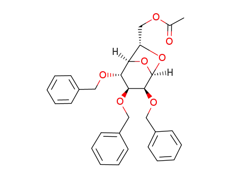 7-O-acetyl-1,6-anhydro-2,3,4-tri-O-benzyl-L-glycero-β-D-manno-heptopyranose