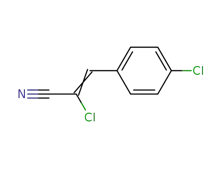 2-Propenenitrile, 2-dichloro-3-(4-chlorophenyl)-