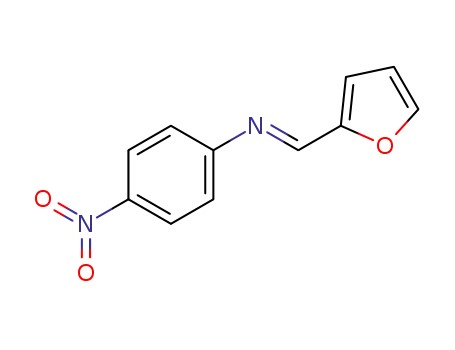 Molecular Structure of 13533-24-9 (Benzenamine, N-(2-furanylmethylene)-4-nitro-)