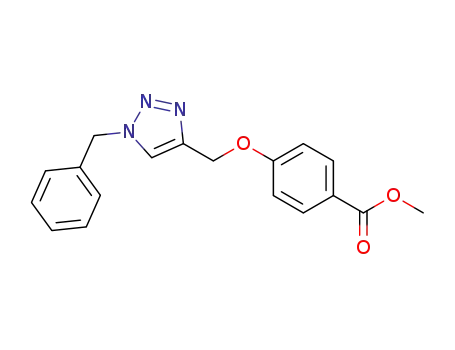 4-((1-benzyl-1,2,3-triazol-4-yl)methoxy)benzoic acid methyl ester