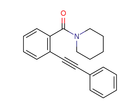 Molecular Structure of 1425605-73-7 ((2-(phenylethynyl)phenyl)(piperidin-1-yl)methanone)
