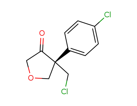 (R)-4-(chloromethyl)-4-(4-chlorophenyl)dihydrofuran-3(2H)-one