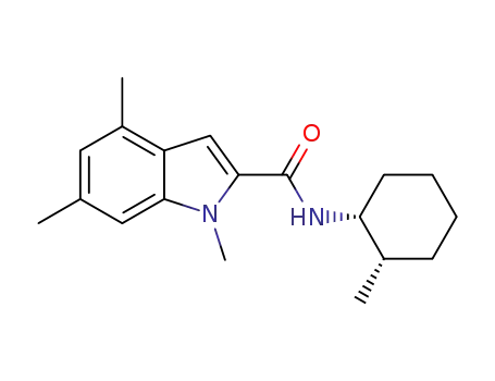 1,4,6-trimethyl-N-((1R,2S)-2-methylcyclohexyl)-1H-indole-2-carboxamide