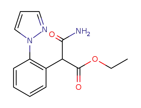 dibenzyl 2-(2-(1H-pyrazol-1-yl)phenyl)malonate