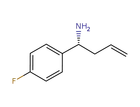Molecular Structure of 857891-69-1 (1-(4-FLUOROPHENYL)BUT-3-EN-1-AMINE)