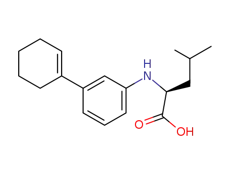 N-[3-(cyclohex-1-enyl)phenyl]-L-leucine
