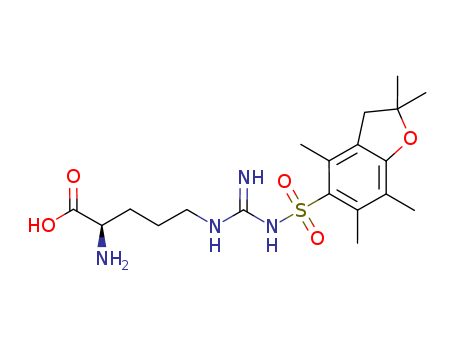 D-Ornithine,N5-[[[(2,3-dihydro-2,2,4,6,7-pentamethyl-5-benzofuranyl)sulfonyl]amino]iminomethyl]-