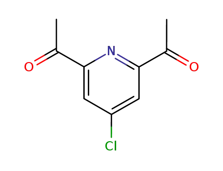 Molecular Structure of 195967-10-3 (4-Chloro-2,6-diacetylpyridine)