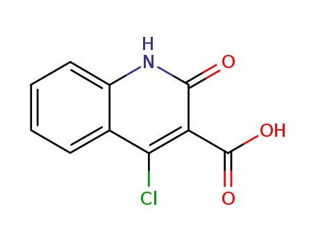 Molecular Structure of 99429-65-9 (3-Quinolinecarboxylic acid, 4-chloro-1,2-dihydro-2-oxo-)