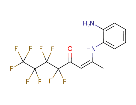 2-(1-methyl-2-perfluoropentanoylvinylamino)aniline