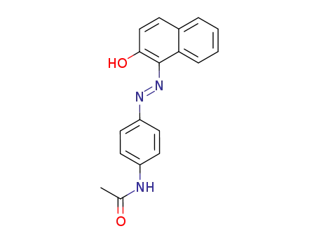 Molecular Structure of 87563-41-5 (1-(4'-acetamidophenylazo)-2-naphthol)