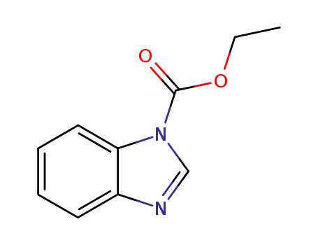 Molecular Structure of 72473-85-9 (1H-Benzimidazole-1-carboxylicacid,ethylester(9CI))