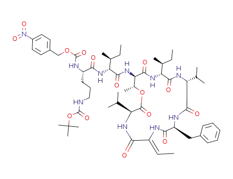 C<sub>57</sub>H<sub>84</sub>N<sub>10</sub>O<sub>15</sub>