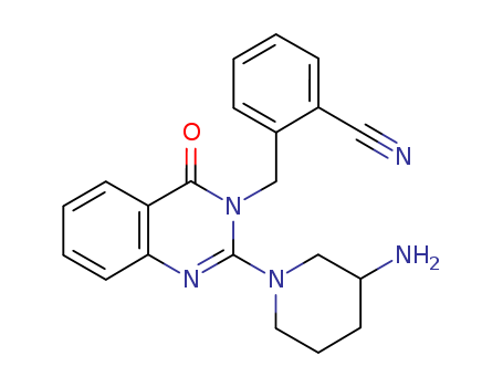 Benzonitrile, 2-[[2-[(3R)-3-amino-1-piperidinyl]-4-oxo-3(4H)-quinazolinyl]methyl]-