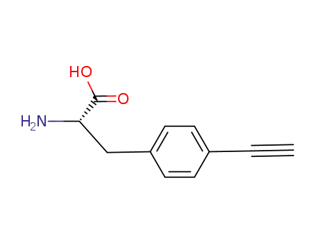 Molecular Structure of 278605-15-5 (L-Phenylalanine, 4-ethynyl-)
