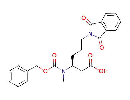 (3S)-6-(1,3-dihydro-1,3-dioxo-2H-isoindol-2-yl)-3-(methyl{[(phenylmethyl)oxy]carbonyl}amino)hexanoic acid