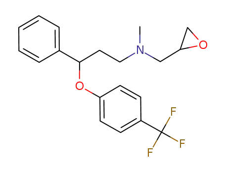 Molecular Structure of 848072-60-6 (Oxiranemethanamine,
N-methyl-N-[3-phenyl-3-[4-(trifluoromethyl)phenoxy]propyl]-)