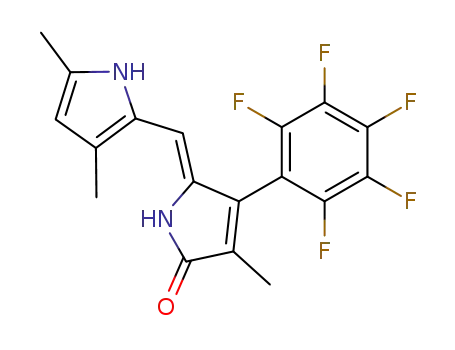 3-pentafluorophenyl-2,7,9-trimethyl-(10H)-dipyrrin-1-one