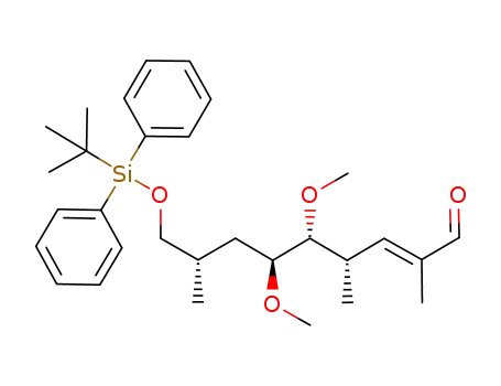 2-Nonenal,
9-[[(1,1-dimethylethyl)diphenylsilyl]oxy]-5,6-dimethoxy-2,4,8-trimethyl-,
(2E,4S,5R,6S,8S)-