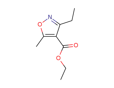 Molecular Structure of 53064-41-8 (Ethyl 3-ethyl-5-methyl-4-isoxazolecarboxylate)