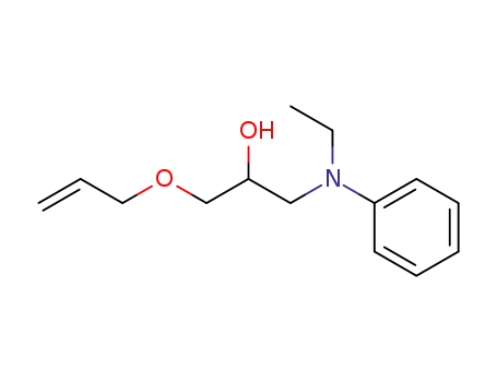 Molecular Structure of 20828-26-6 (1-[ethyl(phenyl)amino]-3-(prop-2-en-1-yloxy)propan-2-ol)