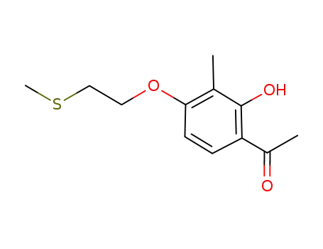 1-[2-hydroxy-3-methyl-4-[2-(methylthio)ethoxy]phenyl]ethanone