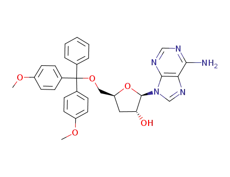 5'-O-[Bis(4-methoxyphenyl)(phenyl)methyl]-3'-deoxyadenosine