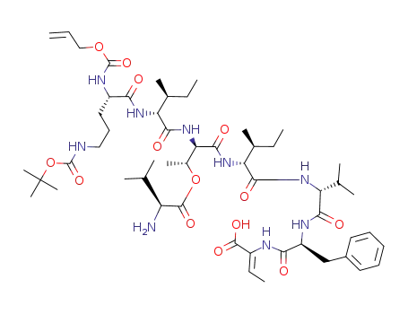 C<sub>53</sub>H<sub>85</sub>N<sub>9</sub>O<sub>14</sub>