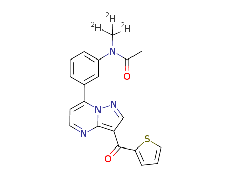 Acetamide, N-methyl-d3-N-[3-[3-(2-thienylcarbonyl)pyrazolo[1,5-a]pyrimidin-7-yl]phenyl]-