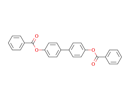 Molecular Structure of 60469-90-1 (4,4'-DIBENZOYLOXYBIPHENYL)