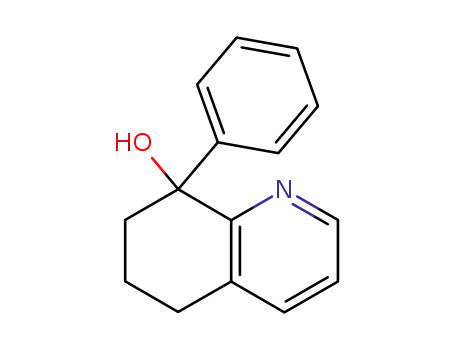 Molecular Structure of 60975-89-5 (8-phenyl-5,6,7,8-tetrahydroquinolin-8-ol)