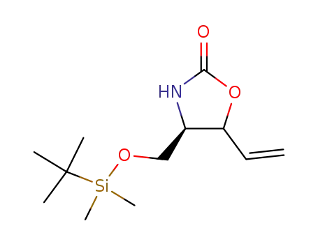 (4R)-4-[(tert-butyldimethylsilanyloxy)methyl]-5-vinyl-1,3-oxazolidine-2-one
