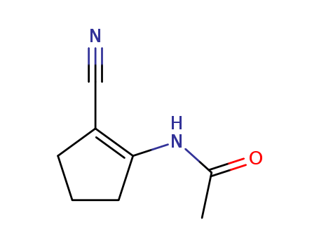 N-(2-Cyano-1-cyclopenten-1-yl)-acetamide 100377-16-0