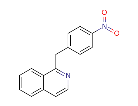 Molecular Structure of 21965-90-2 (Isoquinoline, 1-[(4-nitrophenyl)methyl]-)