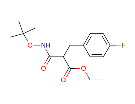 <i>N</i>-<i>tert</i>-butoxy-2-(4-fluoro-benzyl)-malonamic acid ethyl ester