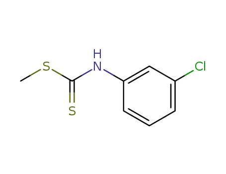 Molecular Structure of 877-81-6 (3-Chlorophenylcarbamodithioic acid methyl ester)