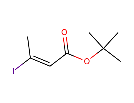 Molecular Structure of 292601-91-3 (tert-butyl (E)-3-iodobut-2-enoate)