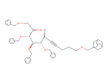 11-(adamantan-1-ylmethoxy)-1,3,4,5-tetrakis-benzyloxy-undec-7-yne-2,6-dione