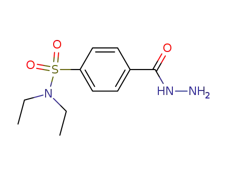 Molecular Structure of 53554-97-5 (Benzoic acid, 4-[(diethylamino)sulfonyl]-, hydrazide)