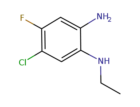 4-chloro-N<sub>2</sub>-ethyl-5-fluoro-benzene-1,2-diamine