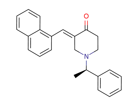 3-[(E)-1-naphthylmethylidene]-1-[(R)-1-phenylethyl]tetrahydro-4(1H)-pyridinone