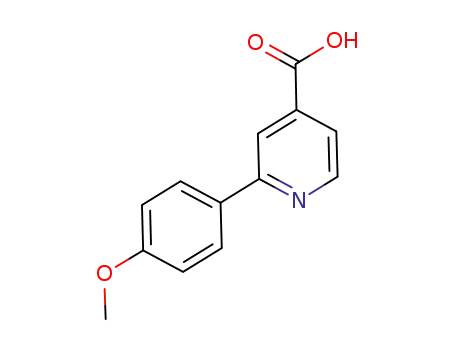 Molecular Structure of 935861-30-6 (2-(2-Trifluoromethoxyphenyl)-isonicotinic acid)