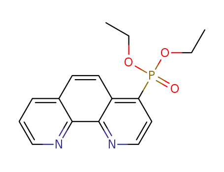 Molecular Structure of 1422766-85-5 (diethyl (1,10-phenanthrolin-4-yl)phosphonate)